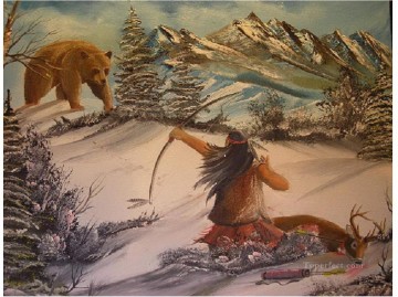  Chasse Tableaux - chasser l’ours indien
